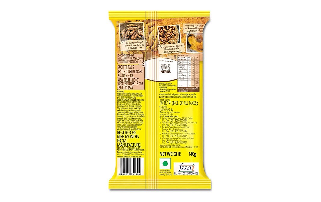 Maggi 2-Minute Noodles    Pack  140 grams